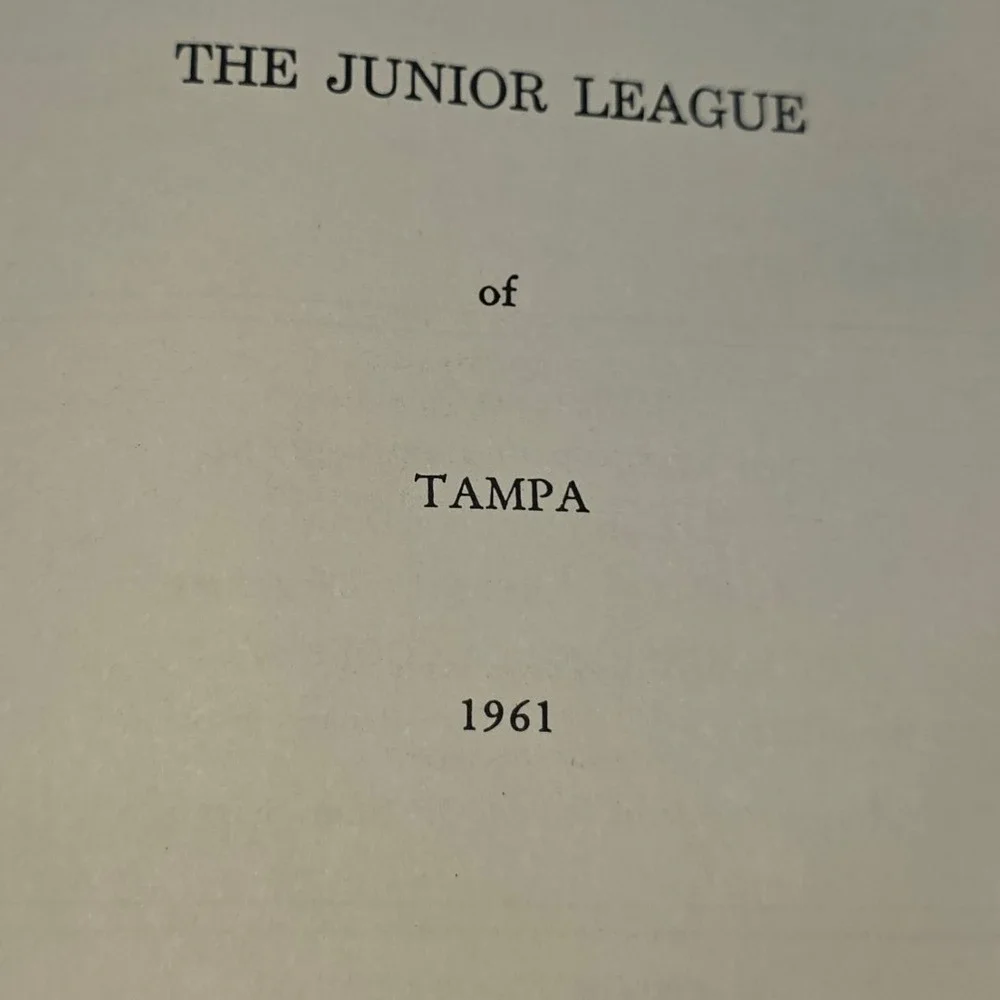 Vintage 1961 Gasparilla Cookbook by The Junior‎ League of Tampa